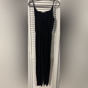 CUPSHE Black V Neck Cami Jumpsuit